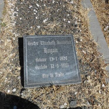 HOGAN Hester Elizabeth Jacomina 1924-1993