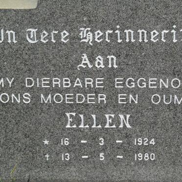 HOLLOWAY George William 1925-1991 &amp; Ellen 1924-1980