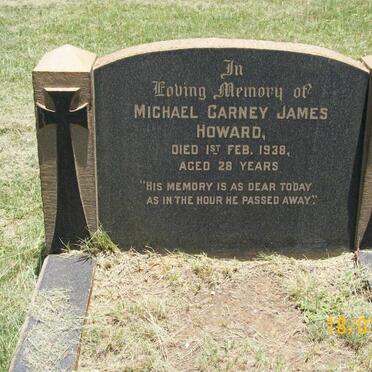 HOWARD Michael Carney James -1938