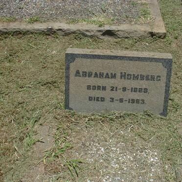 HOMBERG Abraham 1888-1963