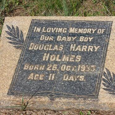 HOLMES Douglas Harry -1933