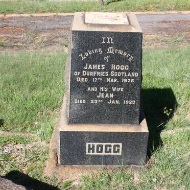 HOGG James -1926 &amp; Jean -1923
