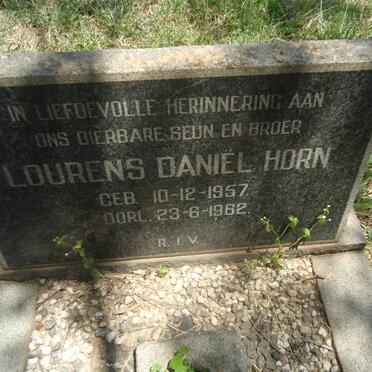 HORN Lourens Daniel 1957-1962