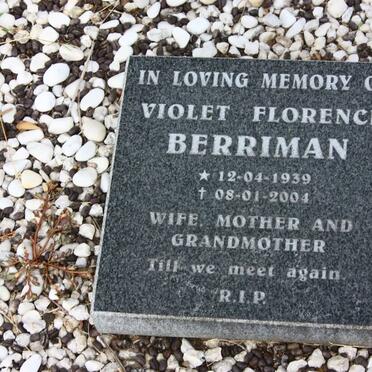 BERRIMAN Violet Florence 1939-2004