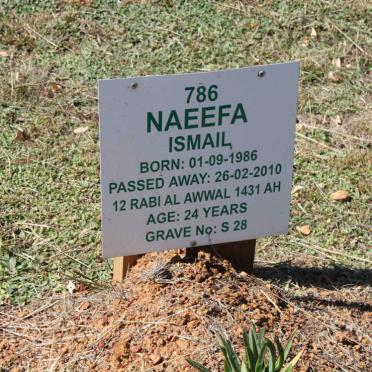 ISMAIL Naeefa 1986-2010
