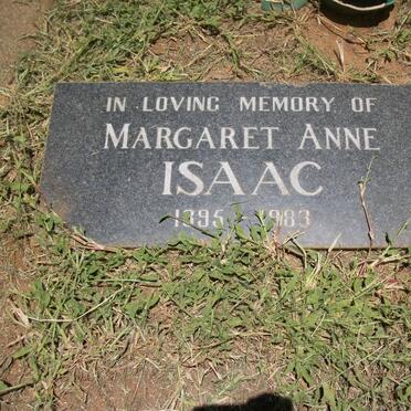 ISAAC Margaret Anne 1895-1983