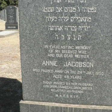 JACOBSON Annie -1955
