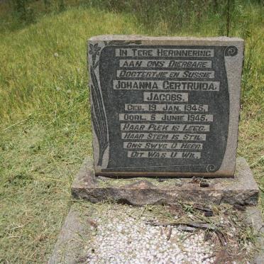 JACOBS Johanna Gertruida 1945-1945