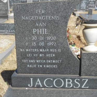 JACOBSZ Phil 1920-1992