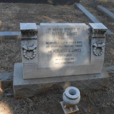 JAMES Ingram 1884-1950 &amp; Veronica G. 1890-1953