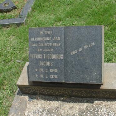 JACOBS Petrus Theodorus 1948-1970