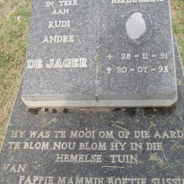 JAGER Rudi Andre, de 1991-1993