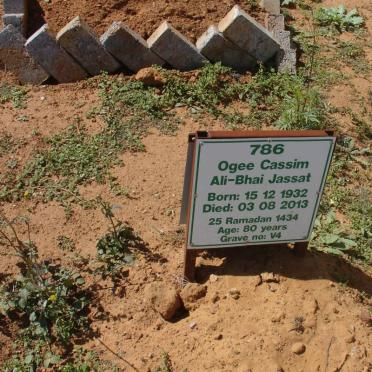 JASSAT Ogee Cassim Ali-Bhai 1932-2013