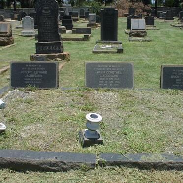 JACOBSOHN Joseph Edward 1870-1967 :: JACOBSOHN Maria Dorothea 1889-1966 :: JACOBSOHN Union 1919-1962