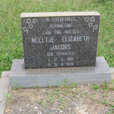 JACOBS Neeltje Elizabeth nee POTGIETER 1891-1978