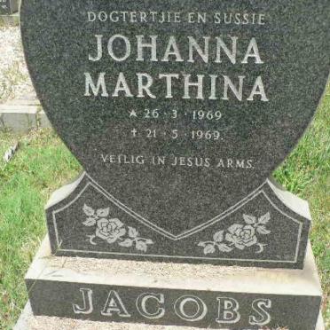 JACOBS Johanna Marthina 1969-1969