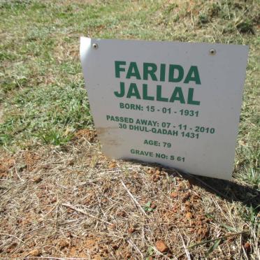 JALLAL Farida 1931-2010