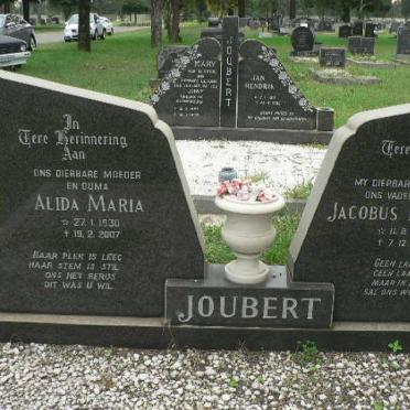JOUBERT Jacobus Remerius 1926-1979 &amp; Alida Maria 1930-2007