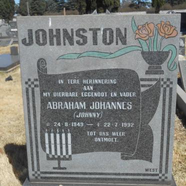 JOHNSTON Abraham Johannes 1949-1992