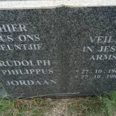 JORDAAN Rudolph Philippus 1965-1965