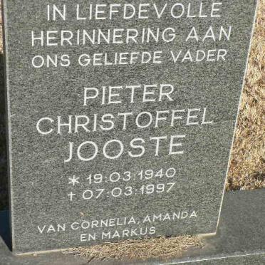 JOOSTE Pieter Christoffel 1940-1997