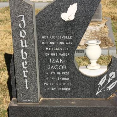 JOUBERT Izak Jacob 1920-1988