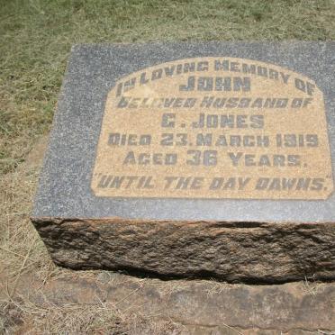 JONES John -1919