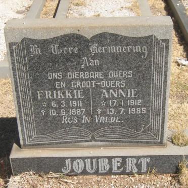 JOUBERT Frikkie 1911-1987 &amp; Annie 1912-1985