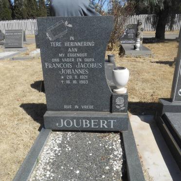 JOUBERT Francois Jacobus Johannes 1921-1983