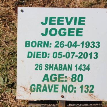 JOGEE Jeevie 1933-2013
