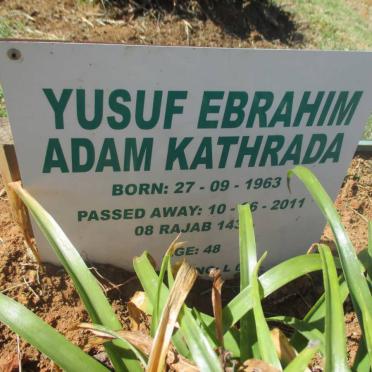 KATHRADA Yusuf Ebrahim Adam 1963-2011