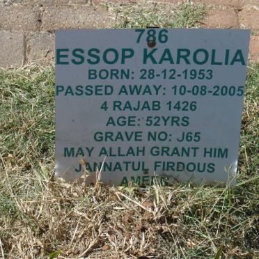 KAROLIA Essop 1953-2005