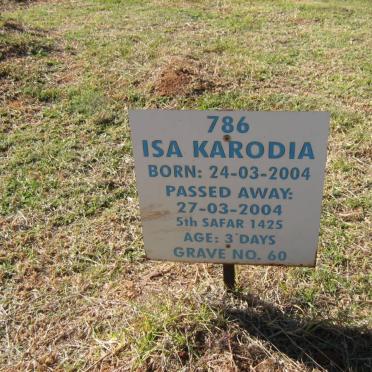 KARODIA Isa 2004-2004