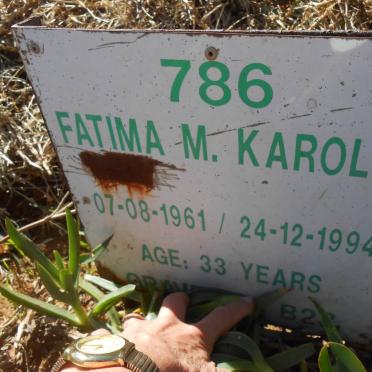 KAROLIA Fatima M. 1961-1994
