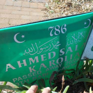 KAROLIA Ahmed Salajee