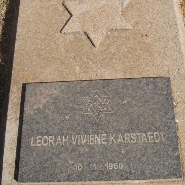KARSTAEDT Leorah Viviene -1960