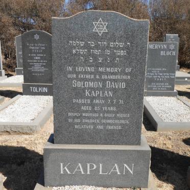 KAPLAN Solomon David -1971