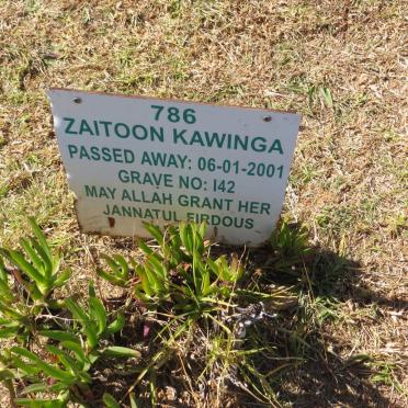 KAWINGA Zaitoon -2001