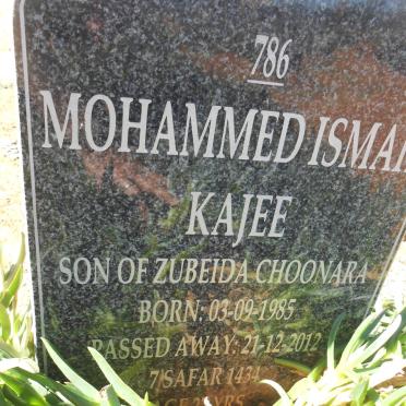 KAJEE Mohammed Ismail 1985-2012
