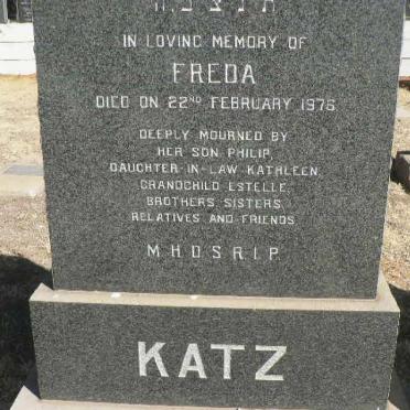KATZ Freda -1976