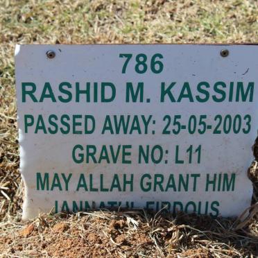 KASSIM Rashid M. -2003