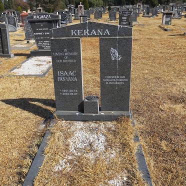 KEKANA Isaac Fanyana 1951-2002
