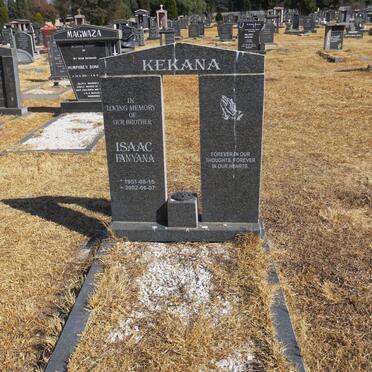 KEKANA Isaac Fanyana 1951-2002