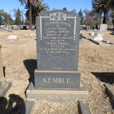 KEMBLE George Edward 1874-1948 :: KEMBLE George Robert -1944