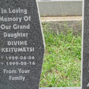 KEITUMETSI Divine 1999-1999