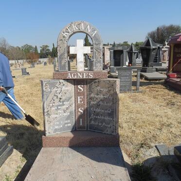 KEKANA  Agnes Sesi 1931-1998