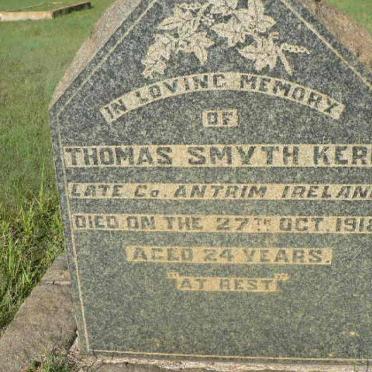 KERR Thomas Smyth -1918