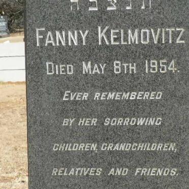 KELMOVITZ Fanny -1954