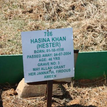KHAN Hasina 1958-2004