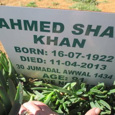 KHAN Ahmed Shah 1922-2013